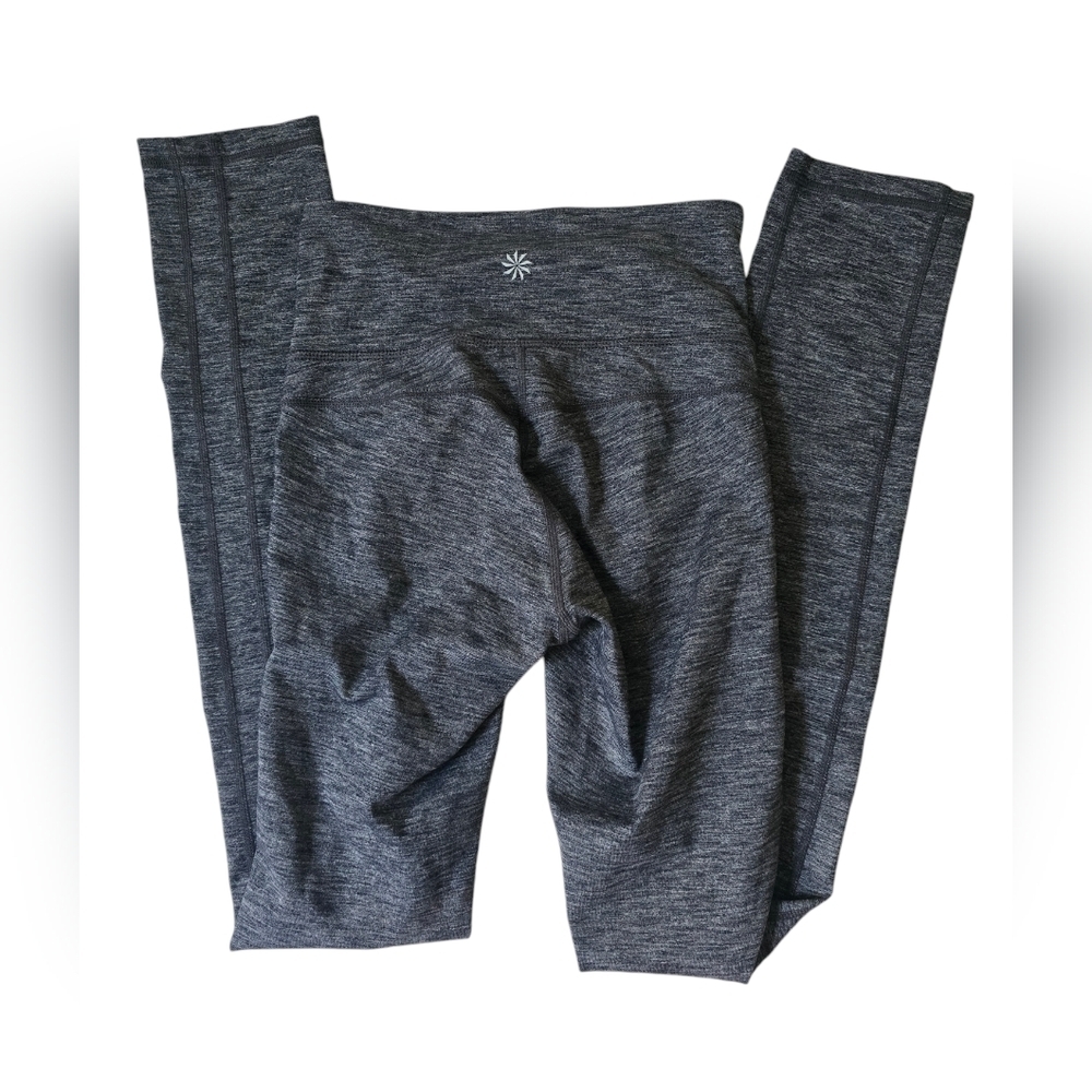 Athleta Gray Leggings with Stretchy Fit and Wide Waistband size xxs